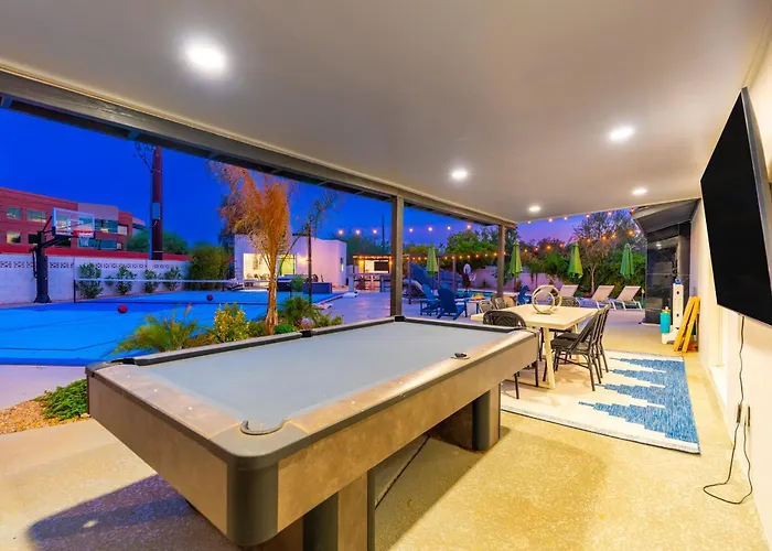 Waterslideluxury3 Housessportcrtshufflegolfspa Holiday home Scottsdale